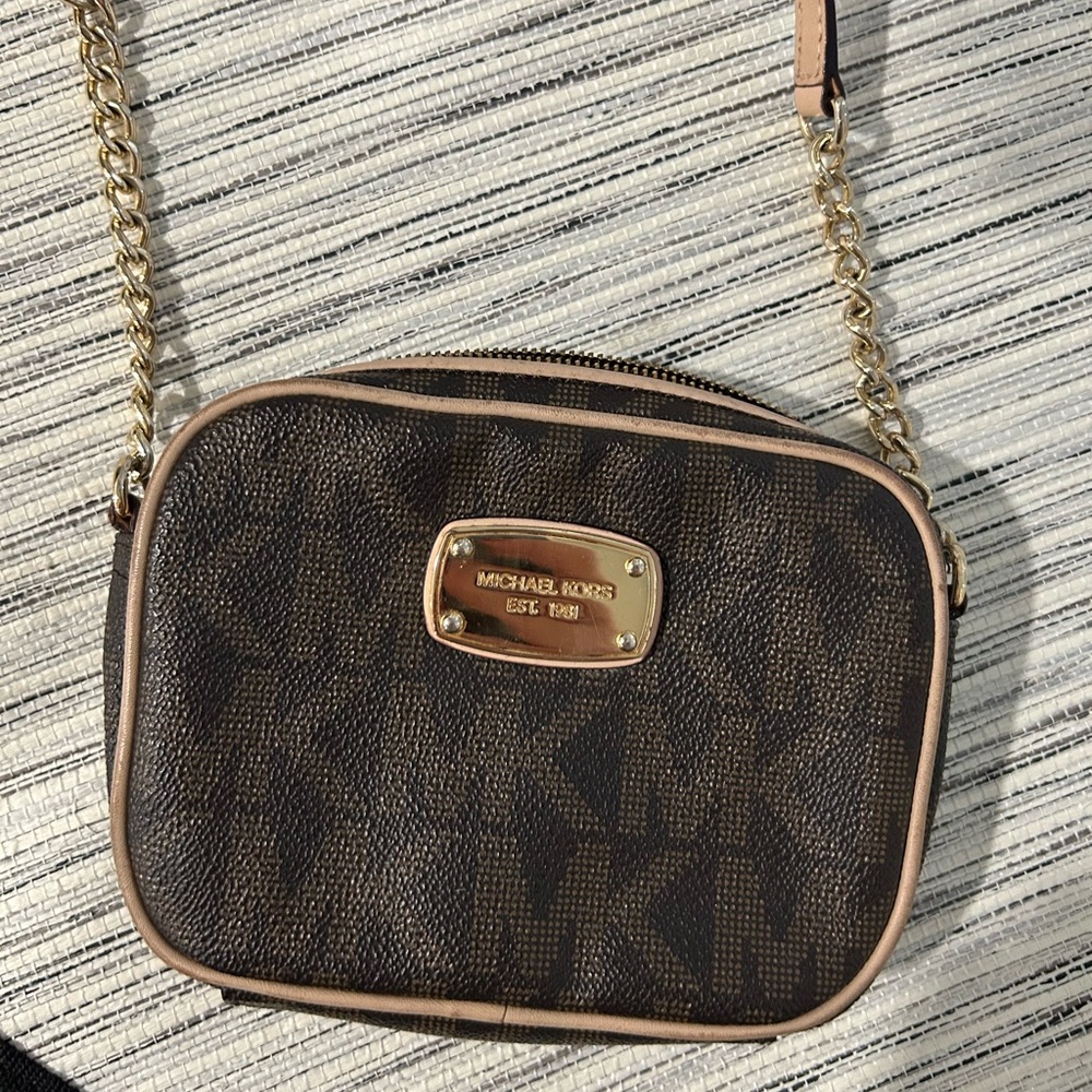 BROWN MK SMALL PURSE
